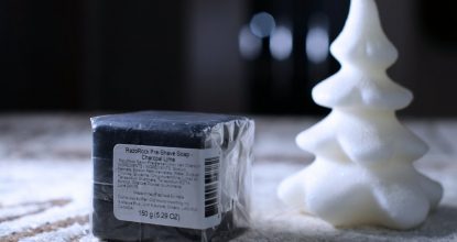 RazoRock Pre-Shave Cube — Charcoal Lime