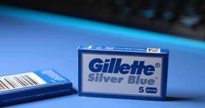 Gillette Silver Blue