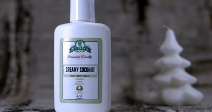 Stirling Post-Shave Balm. Creamy Coconut
